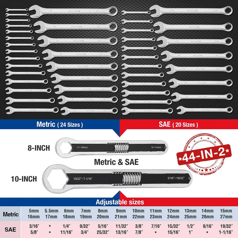 Llave ajustable multifuncional de acero al carbono de alta resistencia🎄Envío gratis - Solo hoy🎅